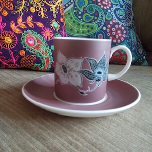 Susie Cooper Camelia Wedgwood Coffee Cup & Saucer