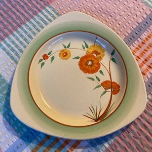 Clarice Cliff Corolla Triangular Plate