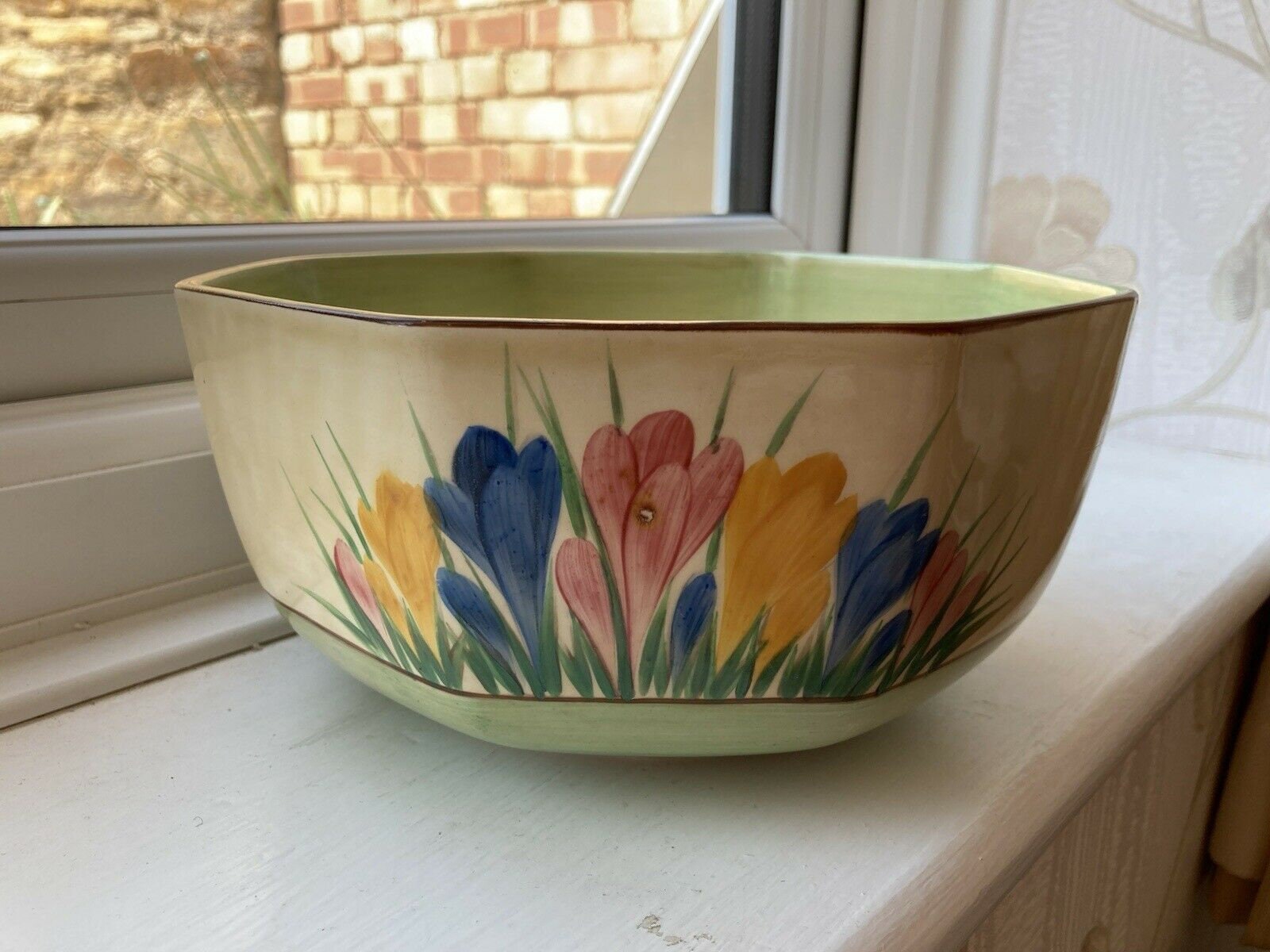 Clarice Cliff Frühling Krokus große achteckige Obstschale | Etsy