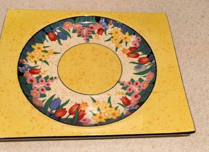 Clarice Cliff Chloris Rectangular Biarritz Plate