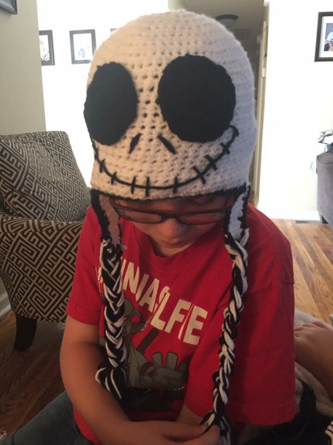 Jack Skellington Crochet Hat Etsy