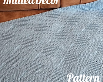 Crochet afghan pattern Textured rectangle reversible afghan Baby blanket boy Baby blanket girl Crochet baby blanket PDF Crossways blanket