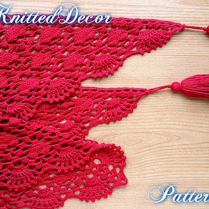 Crochet Shawl Pattern Heart Shawl Crochet Pattern Boho Crochet Triangle Scarf Pattern Valentine’s Day Shawl with Hearts Boho Crochet Pattern