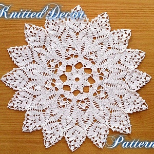 Crochet Doily Pattern PDF Lace Round Crochet Doily Tutorial Crochet Pattern Boho Crochet Pattern 13 inches Lace Doily Pattern PDF Doily DIY