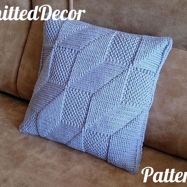 Crochet pillow pattern Textured pillow cover crochet pattern Decorative pillow case pattern Crochet cushion pattern Stairs pillow pattern