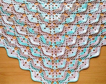 Crochet Triangle Scarf Pattern Crochet Shawl Pattern Triangle Shawl Boho Crochet Pattern Boho Shawl Hippie Scarf Hippie Crochet Pattern PDF