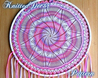 Crochet Doily Pattern Mandala Pattern Crochet Rug Pattern Doily Rug Doily Pattern Suncatcher Boho Crochet Pattern Crochet Wall Hanging