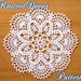 see more listings in the Crochet doily pattern section