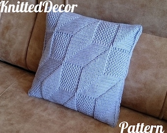 Crochet pillow pattern Textured pillow cover crochet pattern Decorative pillow case pattern Crochet cushion pattern Stairs pillow pattern