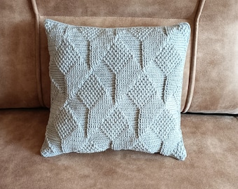 Crochet pillow pattern Crochet cushion pattern Decorative pillow cover crochet pattern Textured pillow case pattern Fortune pillow pattern
