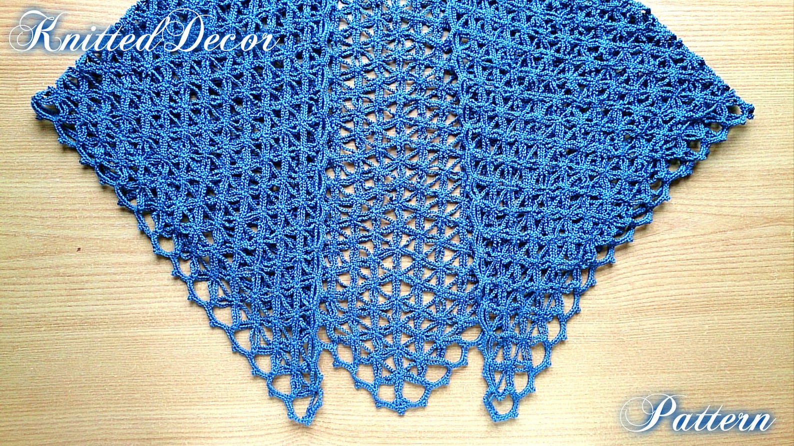 Crochet Shawl Pattern Lace Crochet Triangle Shawl Pattern Crochet ...