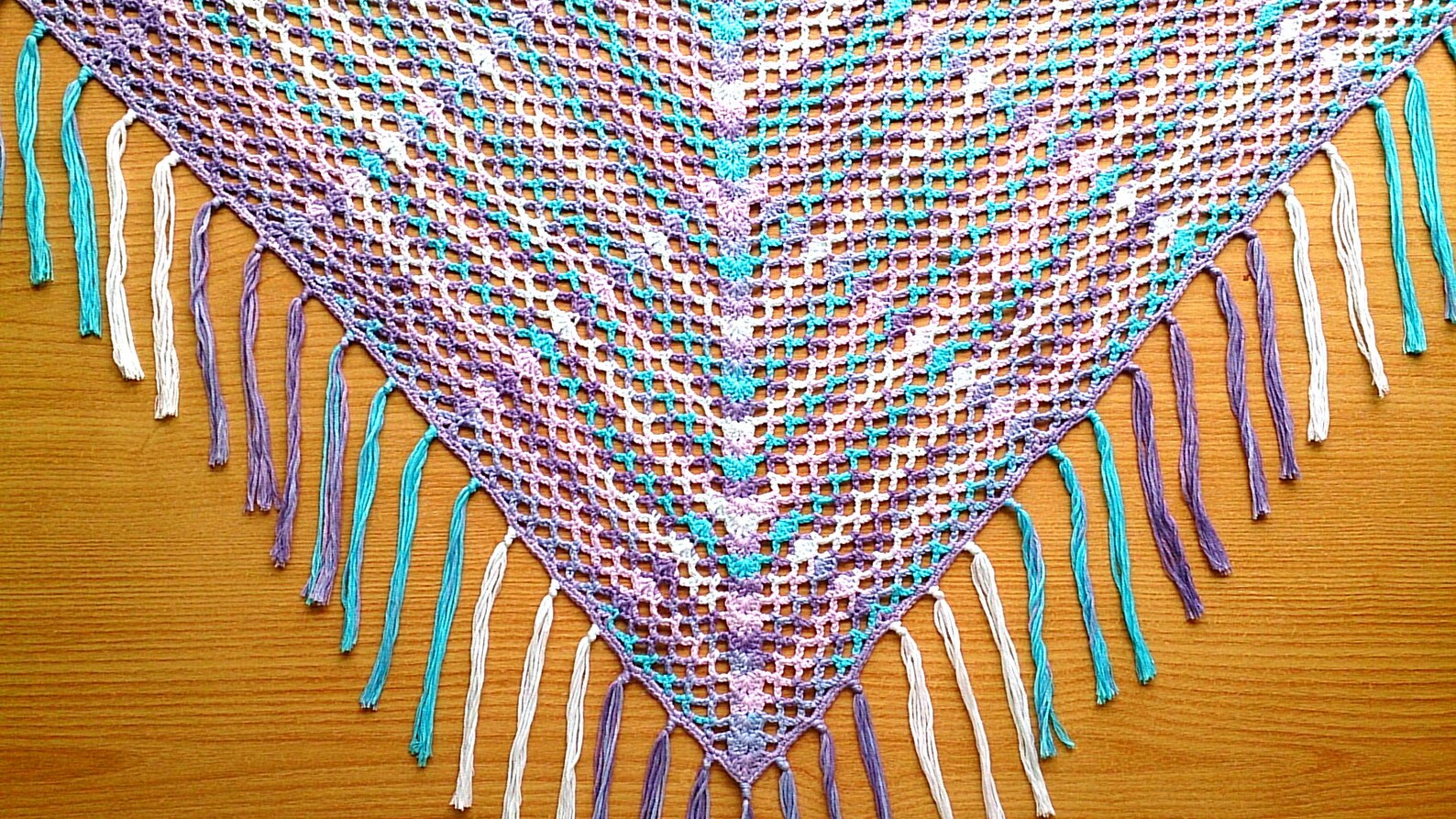 Lace Crochet Shawl Pattern Crochet Triangle Scarf Pattern Boho Crochet ...