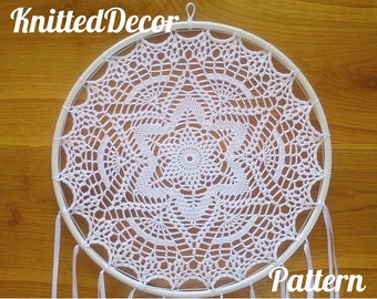 Patrón de tapete de crochet Patrón de tapete redondo de encaje Patrón de crochet bohemio Patrón de crochet atrapasueños Patrón de tapete atrapasueños Patrón de tapete atrapasueños PDF