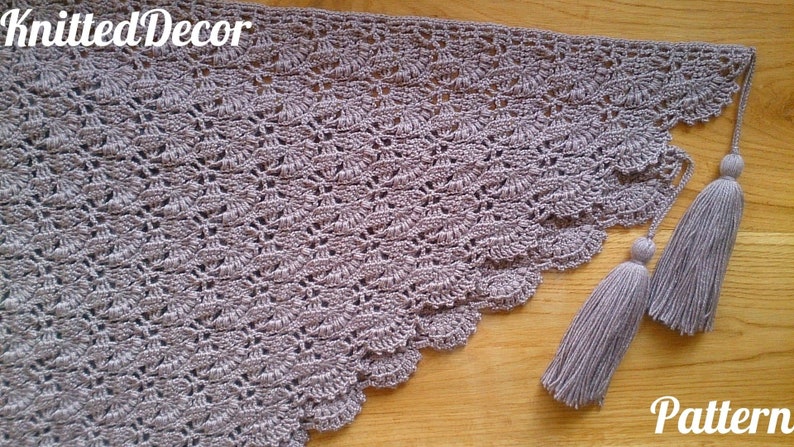 Crochet Shawl Pattern Boho Triangle Scarf Crochet Pattern Fall - Etsy