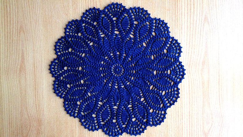 Crochet Doily Pattern Lace Doily Tutorial Doily Pattern Boho Patterns Boho Doily Boho Crochet PDF Boho Tablecloth DIY Doily PDF Doily image 2