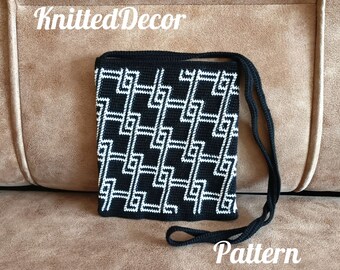 Crochet crossbody bag pattern Handbag crochet pattern Crossbody handbag pattern Crochet Handmade bag Monday bag pattern