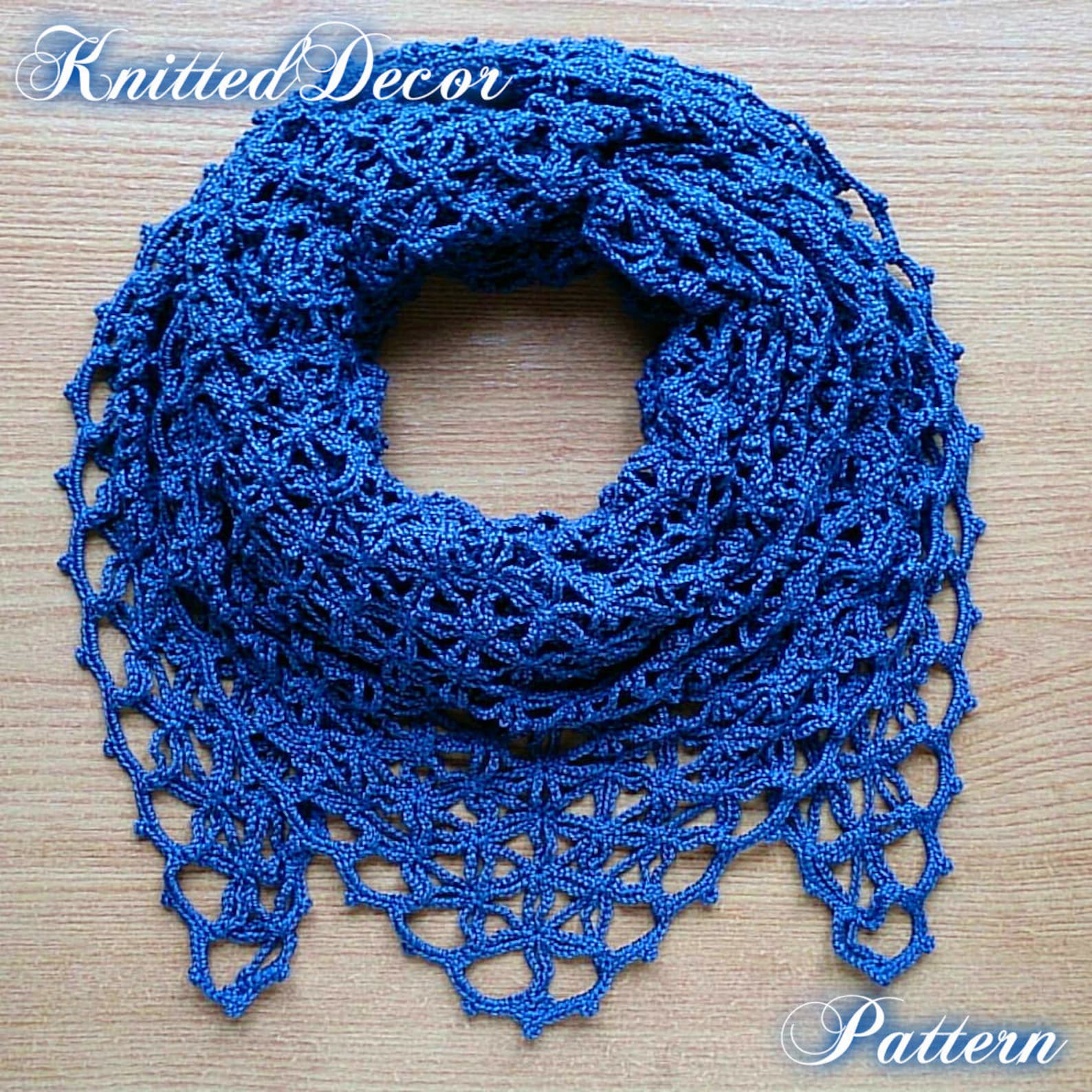 Crochet Shawl Pattern Lace Crochet Triangle Shawl Pattern - Etsy
