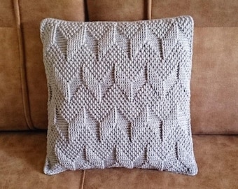 Crochet cushion pattern Crochet pillow pattern Decorative pillow cover crochet pattern Textured pillow case pattern Symphony pillow pattern