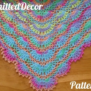 Crochet Triangle Shawl Pattern Crochet Triangle Scarf Pattern Yantra Shawl Pattern