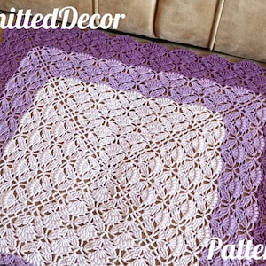 Crochet baby blanket pattern Crochet afghan pattern Crochet blanket pattern Crochet blanket for newborn girl or boy Fall bouquet blanket DIY