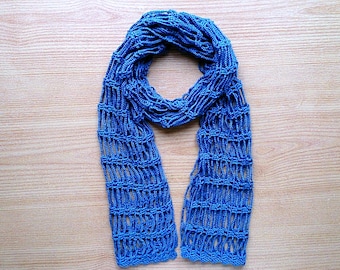 Padrão de cachecol de crochê para mulheres, padrão de cachecol de crochê rendado, xale retangular de crochê, cachecol boho vazado, padrão de cachecol de renda.