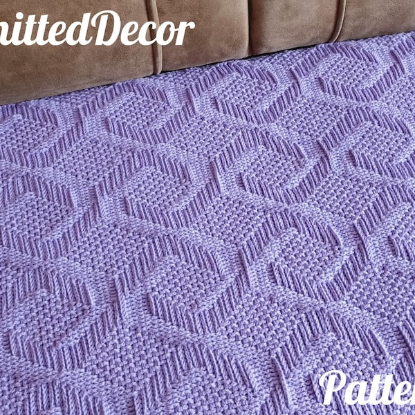 Baby blanket crochet pattern Crochet afghan pattern Textured rectangle reversible blanket Girl crochet blanket boy Success blanket pattern