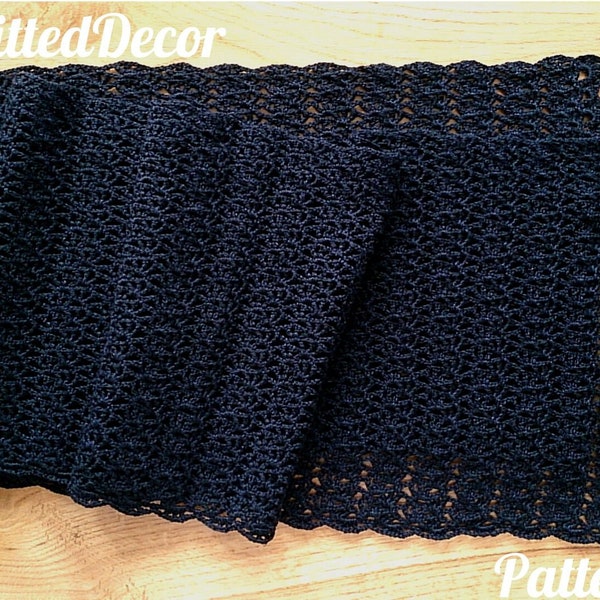 Crochet Scarf Pattern for Women Easy Lace Scarf Crochet Pattern for Beginner Crochet Gift for Women Pattern