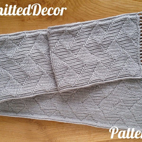 Crochet scarf pattern for men or women Unisex reversible crochet scarf Warm winter scarf crochet pattern Iceberg scarf pattern