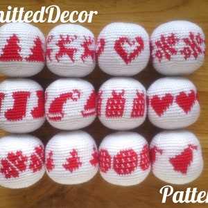 Christmas Balls Crochet Pattern 12 Crochet Christmas Ornaments Pattern Crochet Christmas Decoration