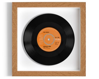 Elvis Presley "Suspicious Minds" Framed 7" Vinyl Record