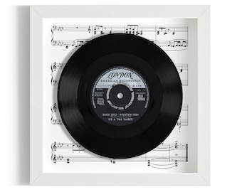 Ike & Tina Turner "River Deep - Mountain High" Framed 7" Vinyl Record