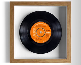 R & J Stone "We Do It" Framed 7" Vinyl Record