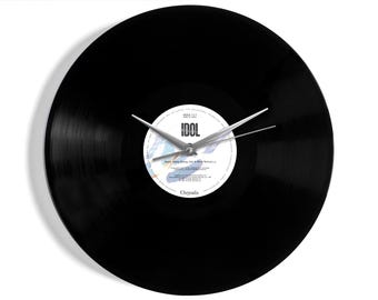 Billy Idol "Mony Mony (Hung Like A Pony Remix)" 12" Vinyl Record Wall Clock
