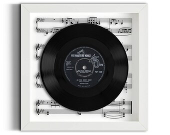 Manfred Mann "Do Wah Diddy Diddy" Framed 7" Vinyl Record UK NUMBER ONE 13 Aug - 26 Aug 1964