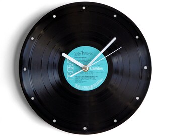 Military Band Of The Scottish Division "Amazing Grace" Vinyl Record Wall Clock