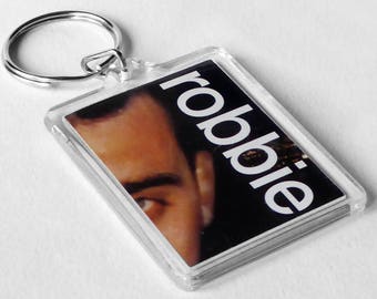 Robbie Williams Keyring made from CD Booklets