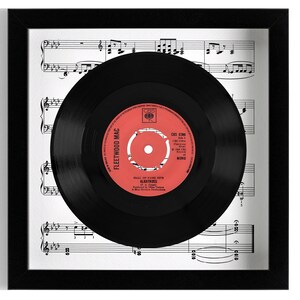 Fleetwood Mac "Albatross" Framed 7" Vinyl Record UK NUMBER ONE 29 Jan - 4 Feb 1969