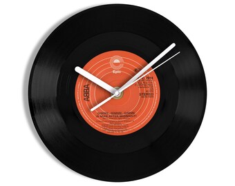 Abba "Gimme, Gimme, Gimme (A Man After Midnight)" 7" Vinyl Record Wall Clock