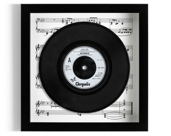 Blondie "Call Me" Framed 7" Vinyl Record UK NUMBER ONE 20 - 26 Apr 1980