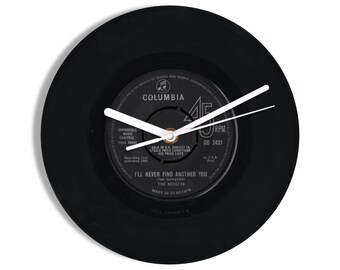 The Seekers "I'll Never Find Another You" 7" Vinyl Record Wall Clock UK NUMBER ONE 25 Feb - 10 Mar 1965