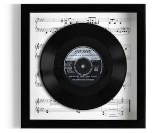The Righteous Brothers "You've Lost That Lovin' Feeling" Framed 7" Vinyl Record UK NUMBER ONE 4 - 17 Feb 1965