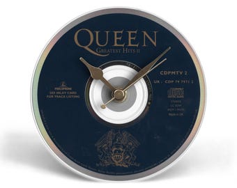 Queen "Greatest Hits II" CD Clock