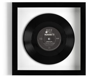 Heaven 17 "Temptation" Framed 7" Vinyl Record