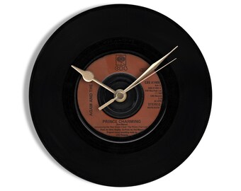 Adam And The Ants "Prince Charming" 7" Vinyl Record Wall Clock UK NUMBER ONE 13 Sep - 10 Oct 1981