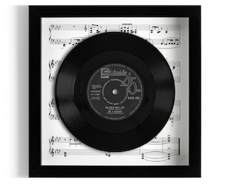 The 4 Seasons "Big Girls Don't Cry" Framed 7" Vinyl Record
