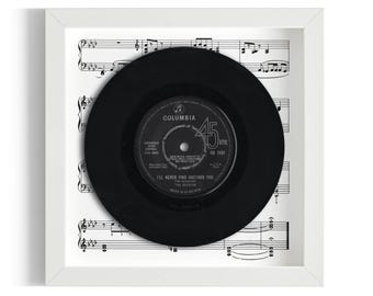 The Seekers "I'll Never Find Another You" Framed 7" Vinyl Record UK NUMBER ONE 25 Feb - 10 Mar 1965
