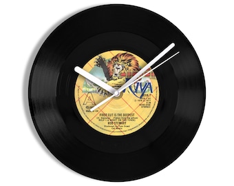 Rod Stewart "First Cut Is The Deepest" 7" Vinyl Record Wall Clock UK NUMBER ONE 15 May - 11 Jun 1977