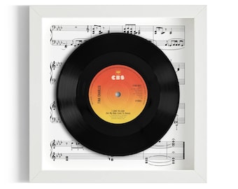 Tina Charles "I Love To Love (But My Baby Loves To Dance)" Framed 7" Vinyl Record UK NUMBER ONE 29 Feb - 20 Mar 1976
