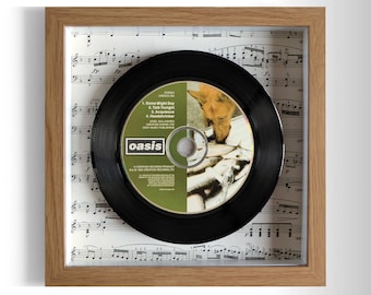 Oasis "Some Might Say" Framed CD UK Number ONE 30 Apr - 6 May 1995