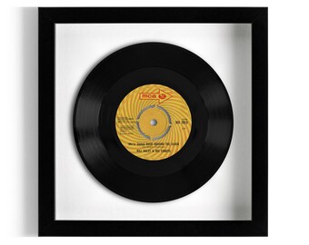 Bill Haley and His Comets "(We're Gonna) Rock Around The Clock" Framed 7" Vinyl Record UK NUMBER ONE 25 Nov - 15 Dec 1955 & 6 - 19 Jan 1956